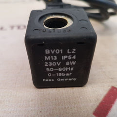 Rapa bv01 l2 m13 solenoid valve 0-19 bar
