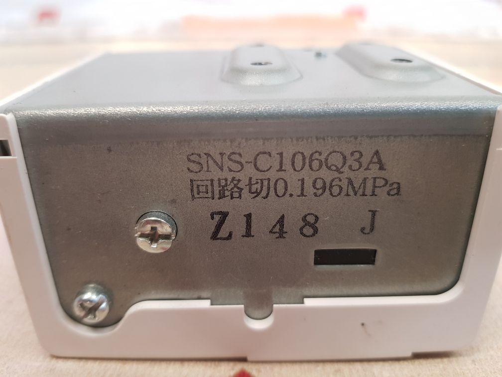 Saginomiya sns-c106q3a pressure controls switch 0.1 to 0.4 mpa
