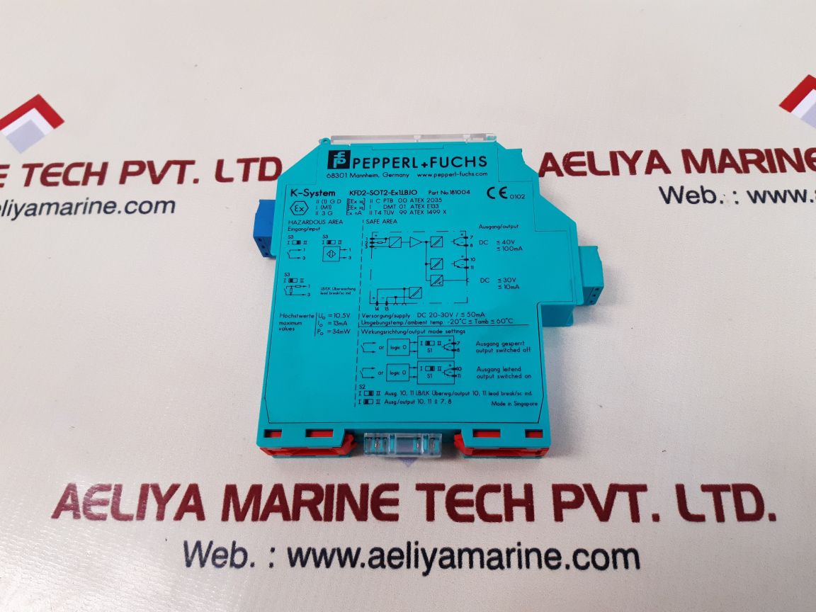 Pepperl+fuchs kfd2-sot2-ex1.lb.io isolated barrier 181004 new