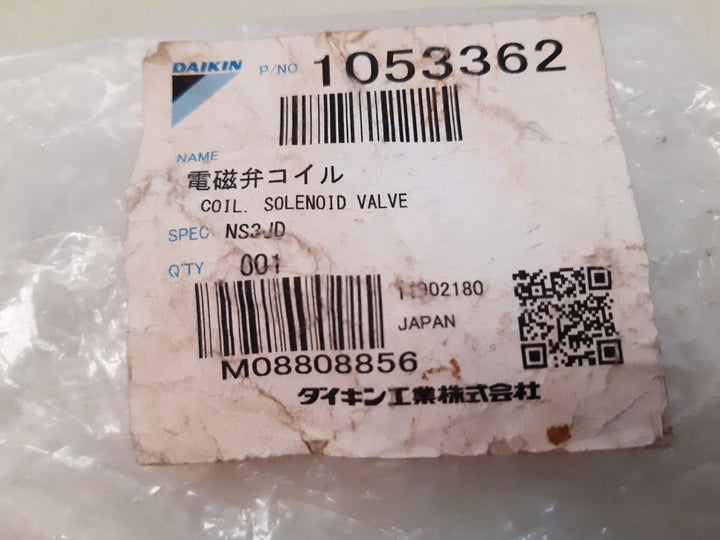 Daikin 1053362 solenoid valve coil