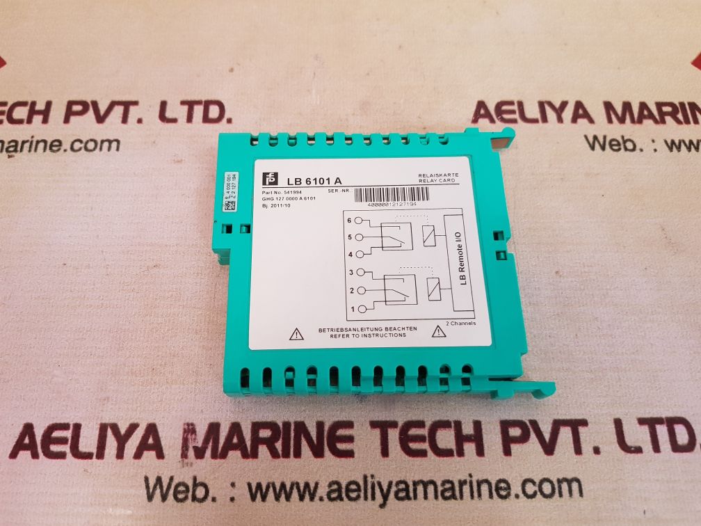 Pepperl+fuchs lb 6101 a relay card