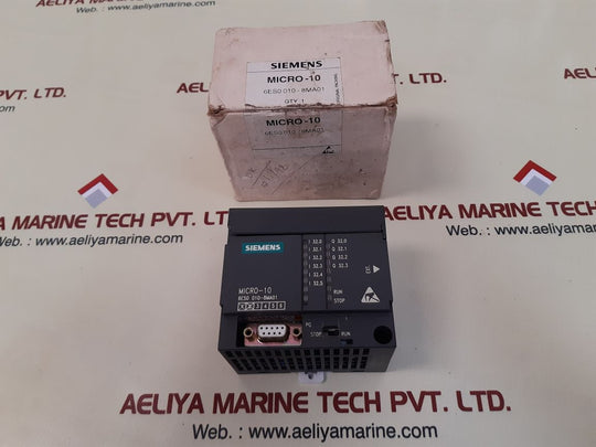 Siemens 6es0 010-8ma01 micro-10 cpu module used