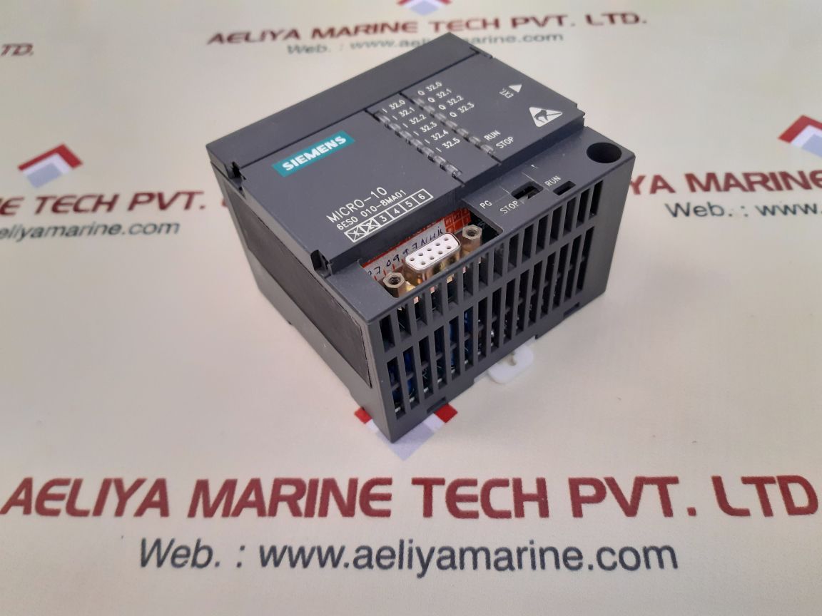 Siemens 6es0 010-8ma01 micro-10 cpu module used