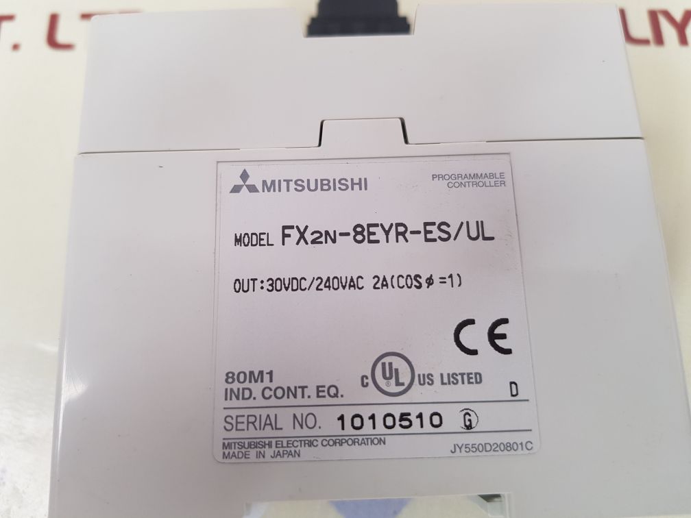 Mitsubishi fx2n-8eyr-es/ul programmable controller new