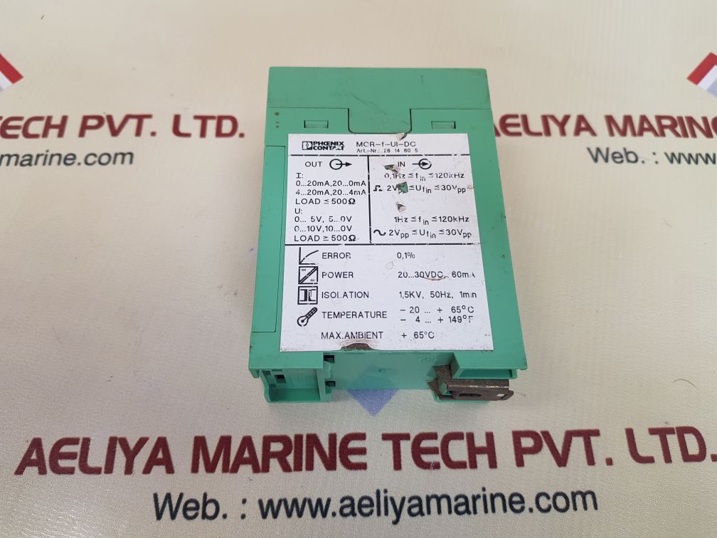 Phoenix contact mcr-f-ui-dc control module