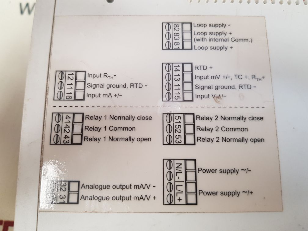 Endress+hauser rma 421 transmitter rma421-a11a4a