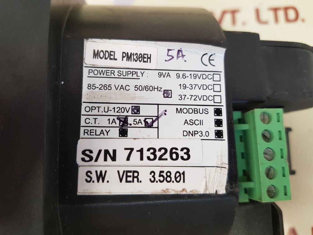 Satec pm130eh multifunctional power meter