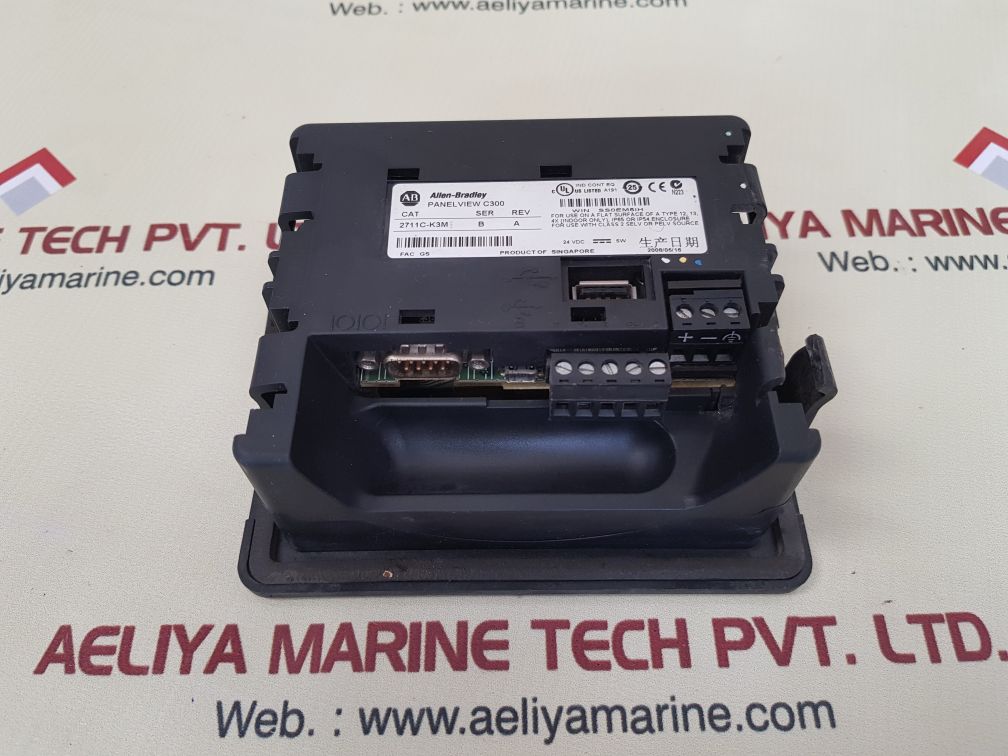 Allen-bradley 2711c-k3m ser.b operator interface panelview c300
