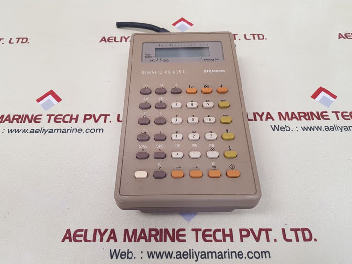 Siemens 6es5 605-0ua11 programming device pg 605u