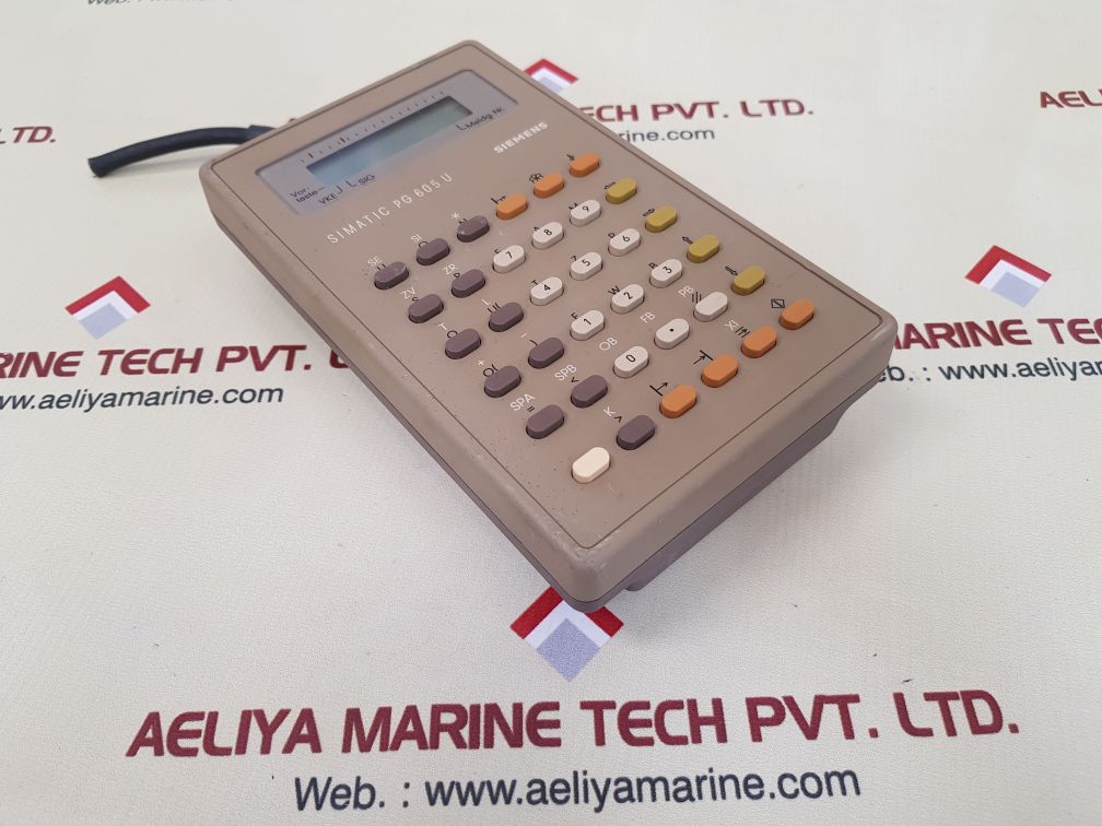 Siemens 6es5 605-0ua11 programming device pg 605u