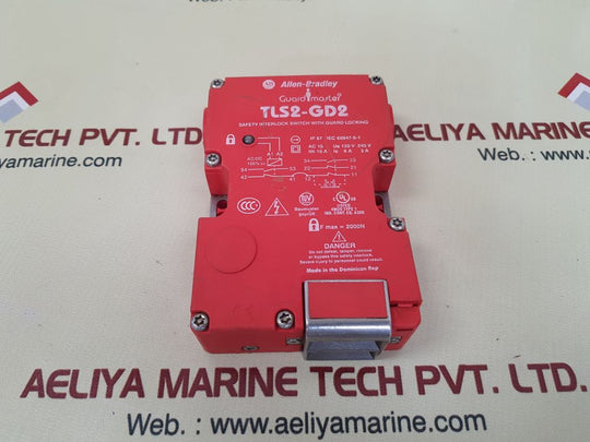 Allen-bradley tls2-gd2 safety interlock switch with guard locking