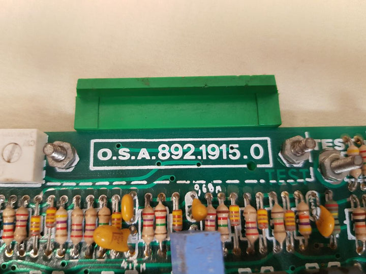 O.s.a.892.1915.0 pcb card mc211185 conec 4.32