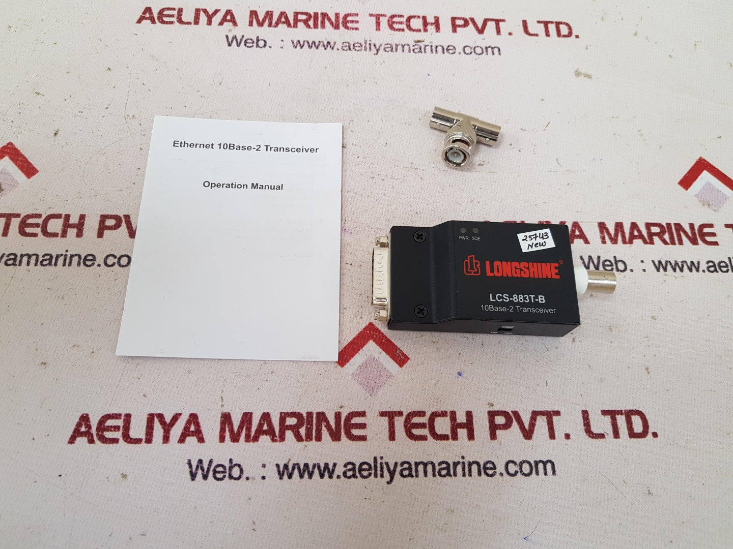 Longshine lcs-883t-b ethernet 10base-2 transceiver