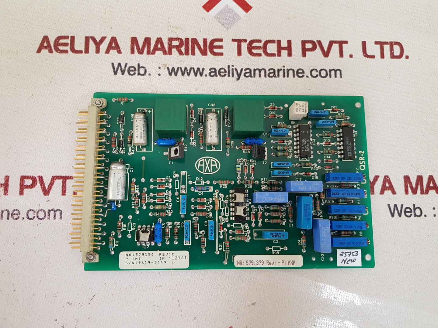 Axa qsr-2 pcb card 579154 rev.c ik 12181