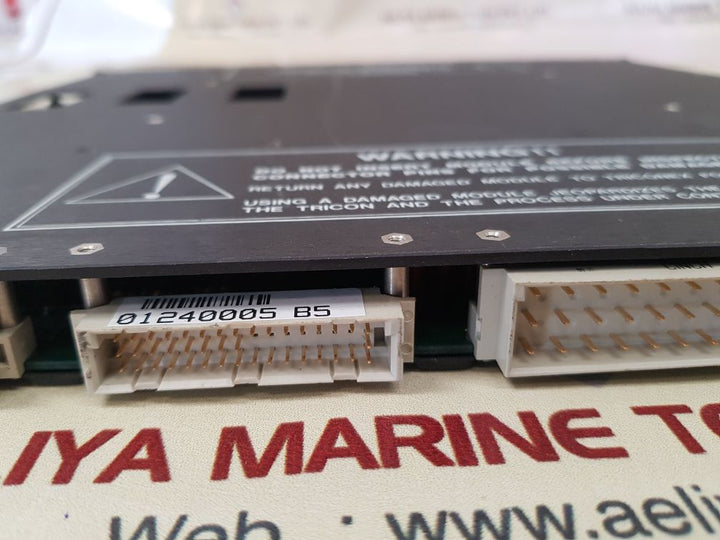Triconex 3636e output module relay
