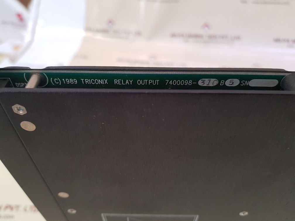 Triconex 3636e output module relay