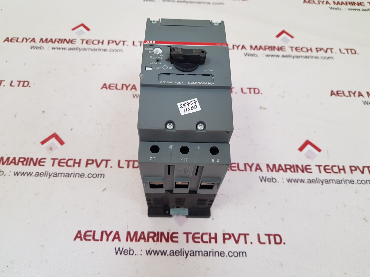 Abb ms495 1sam550000r1007 motor starter