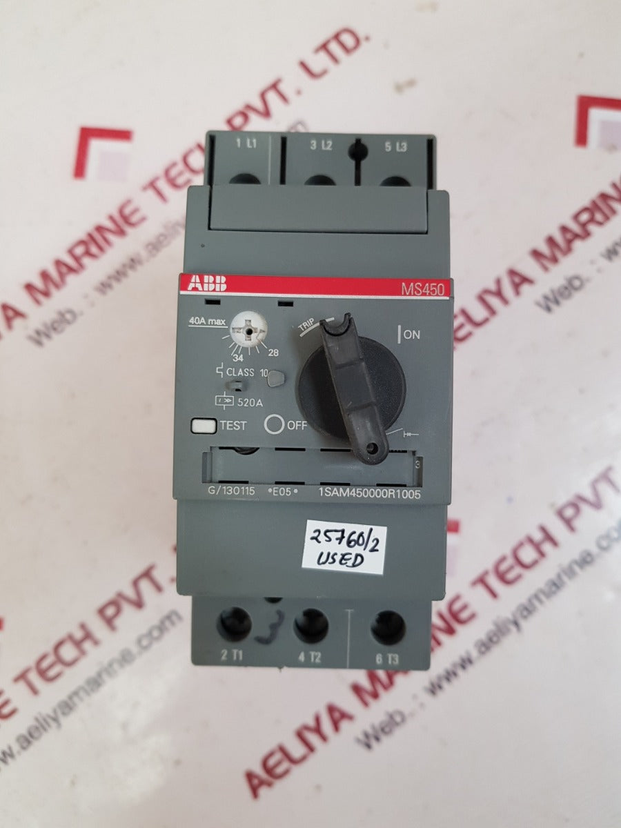 Abb ms450 1sam450000r1005 motor starter