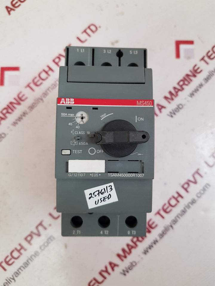 Abb ms450 1sam450000r1007 manual motor protector