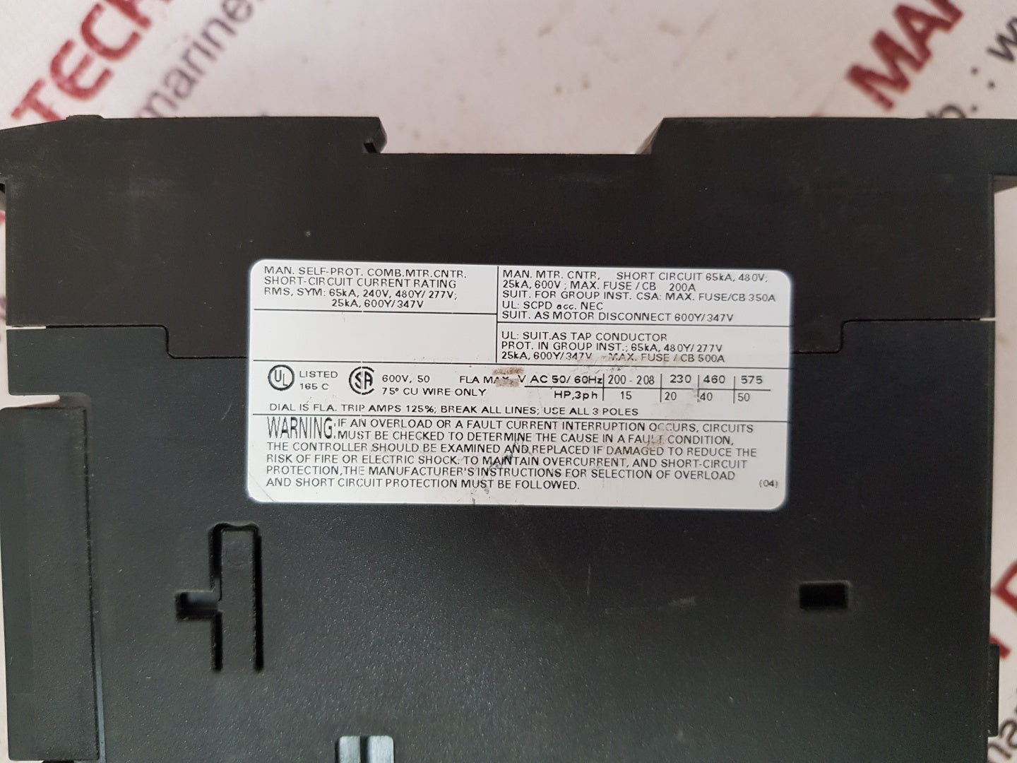 Abb ms450 1sam450000r1007 manual motor protector