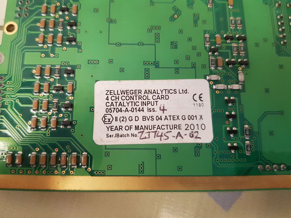 Zellweger/sieger 5704 control card 05704-a-0124