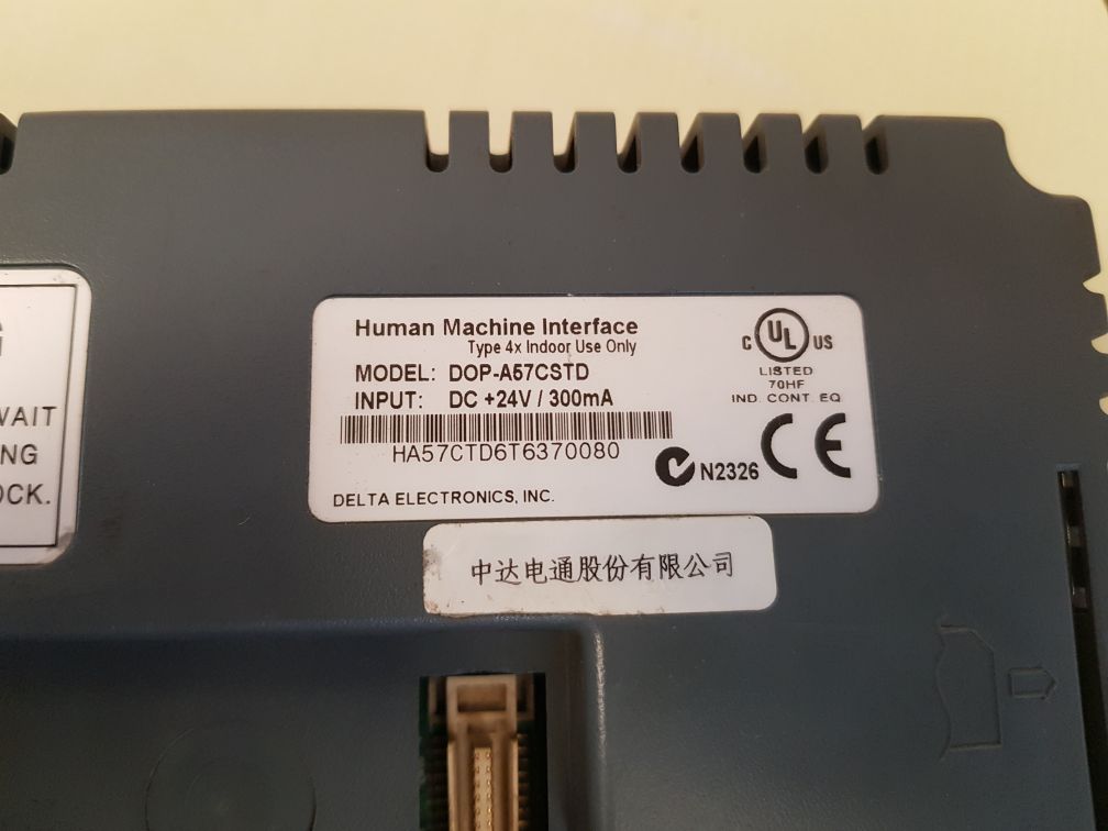 Delta dop-a57cstd touch screen