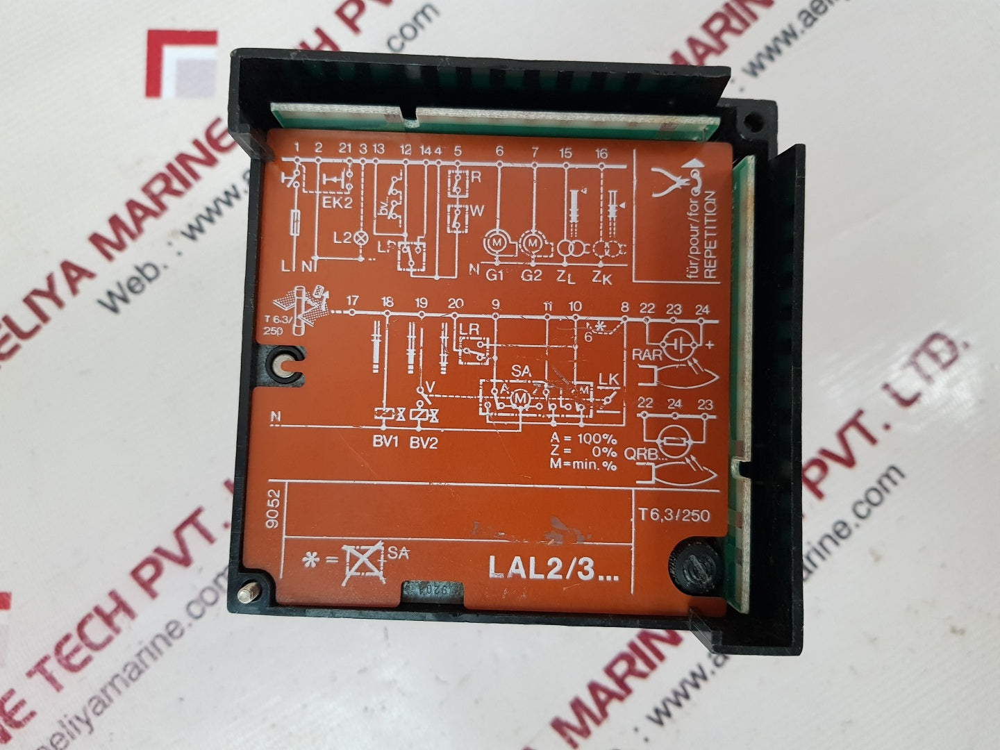 Landis & gyr lal2.25 burner control 220-240v
