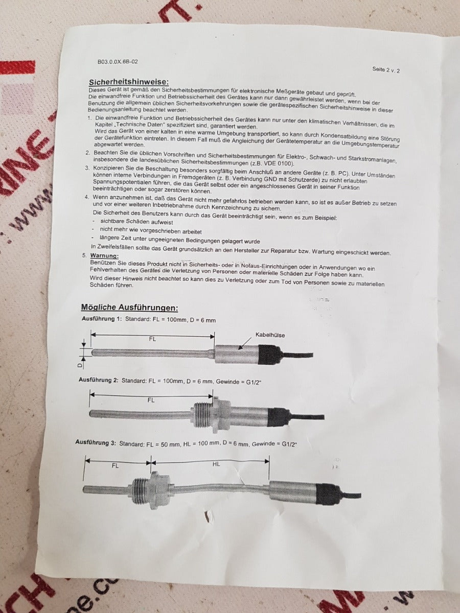 Easybus ebt-if2 temperature-sensor