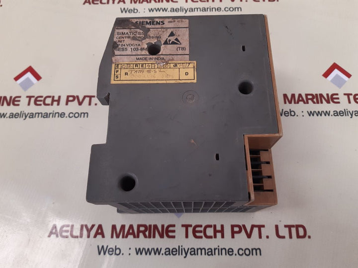 Siemens 6es5 100-8ma02 simatic s5-100u central processing unit
