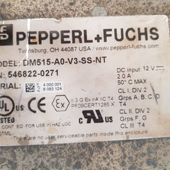 Pepperl+fuchs dm515-a0-v3-ss-nt operator interface 546822-0271