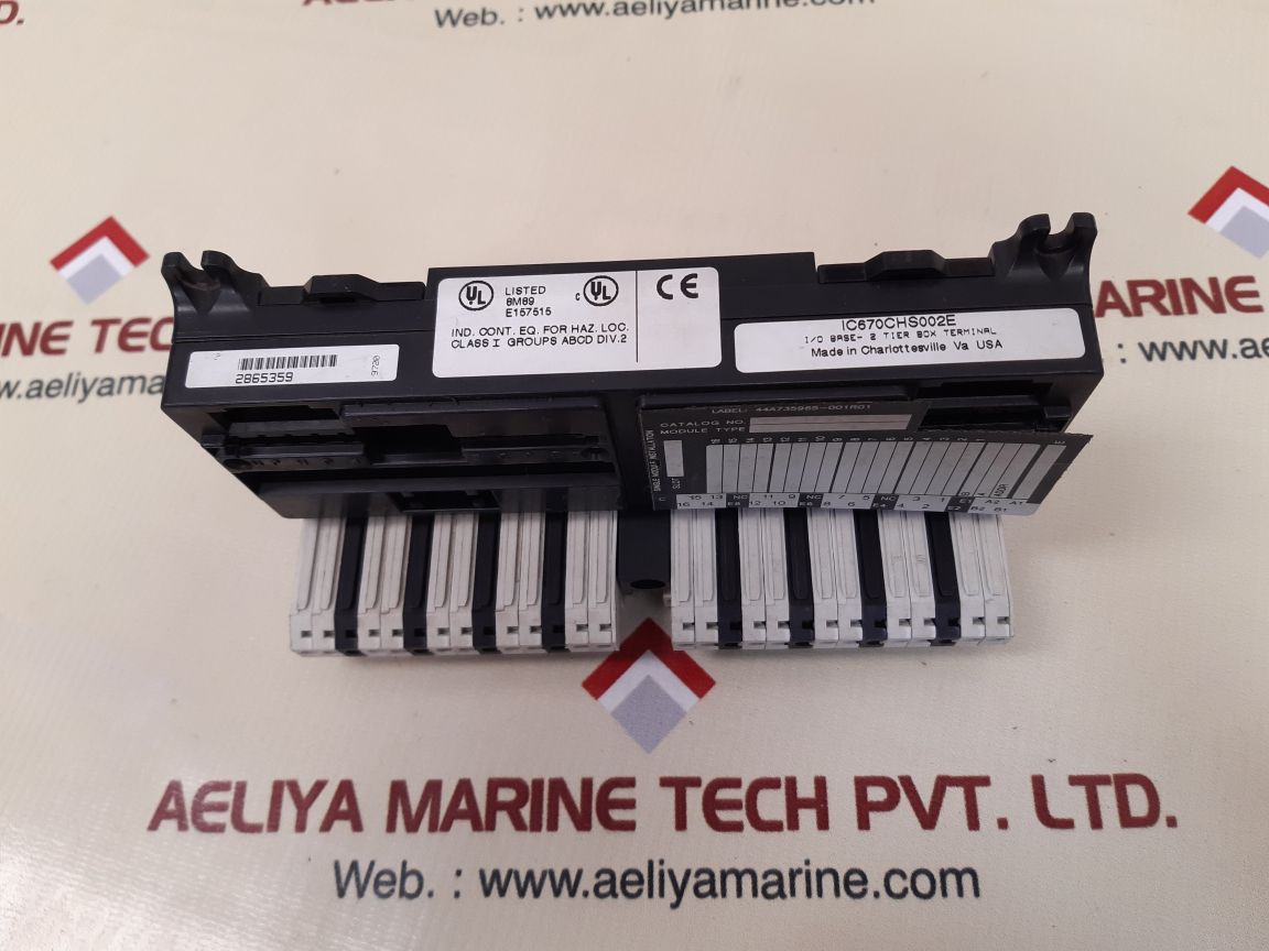 Ge fanuc ic670chs002e terminal base