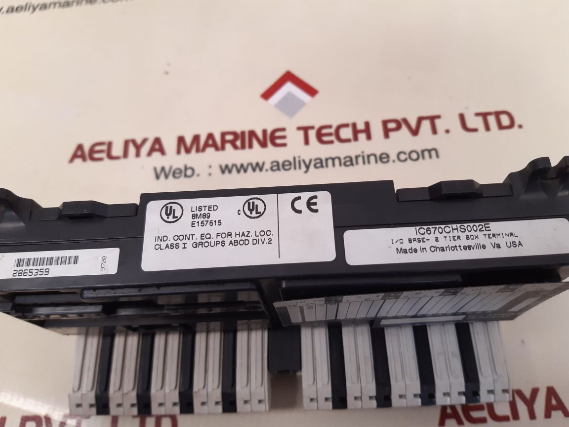 Ge Fanuc Ic670chs002e Terminal Base – Aeliya Marine Tech