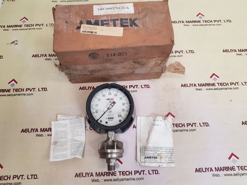 Usg ametek xr-81 glycerin filled gauge