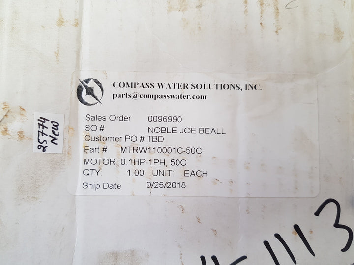 Leeson electric um38934fz4a electric motor mtrw110001c-50c 