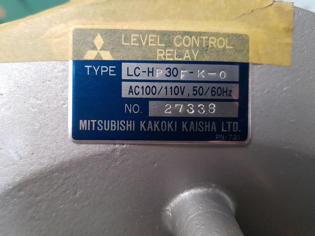Mitsubishi lc-hp30f-k-0 level control relay
