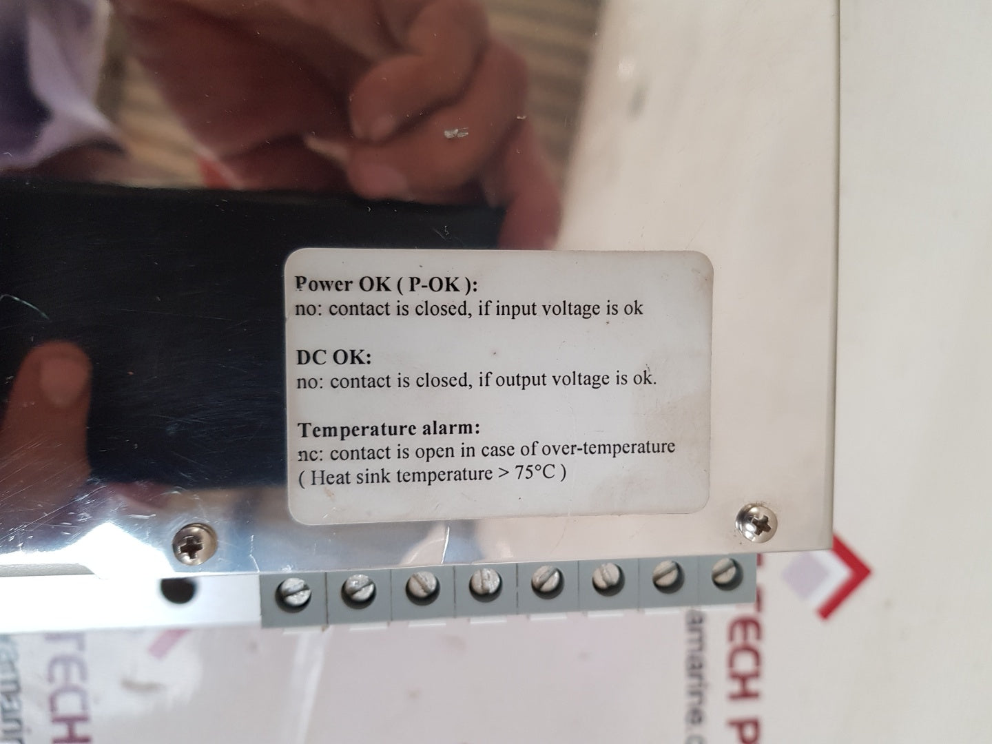 Schaefer c3784v-x003.3 ac/dc power supply 340-510 vac