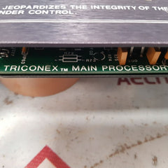 Triconex 7400063-100 rev.e main processor module
