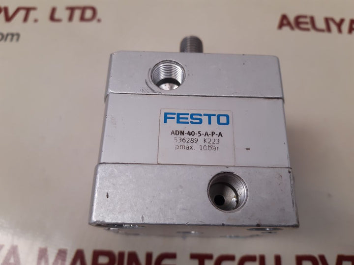 Festo adn-40-5-a-p-a pneumatic cylinder 10 bar