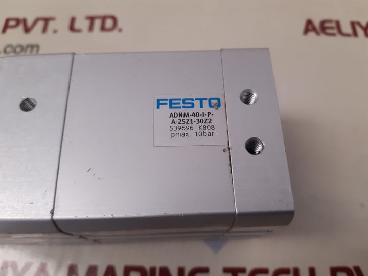 Festo adnm-40-i-p-a-25z1-30z2 pneumatic cylinder 10 bar