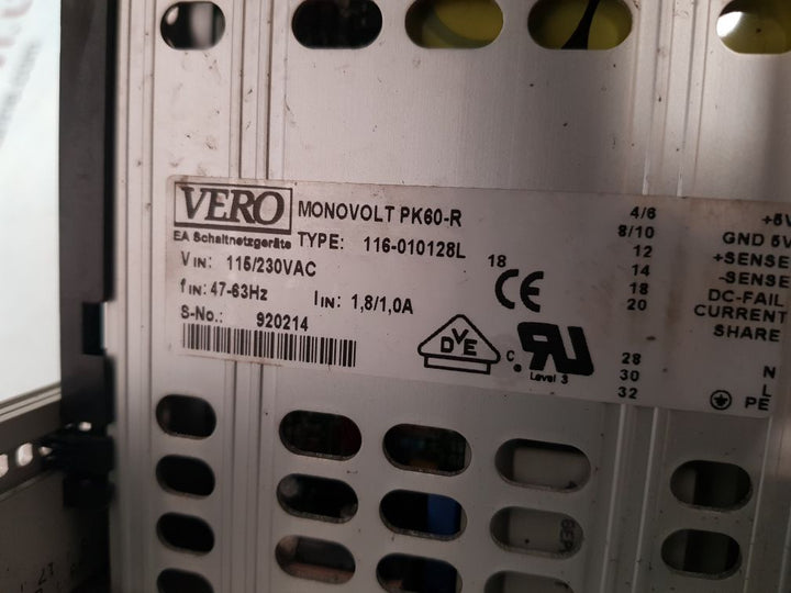 Vero Monovolt Pk60-r,Bivolt Pk60 Power Supply Rack