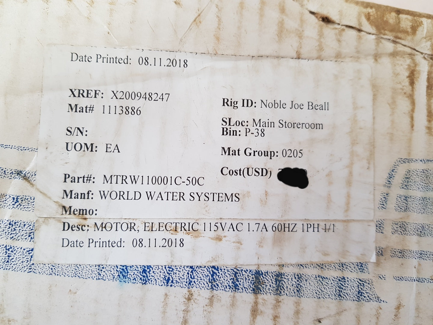 Leeson electric um38934fz4a electric motor mtrw110001c-50c 