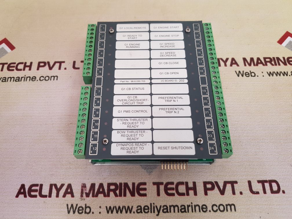98.6.030.703 i/o board module rev: db
