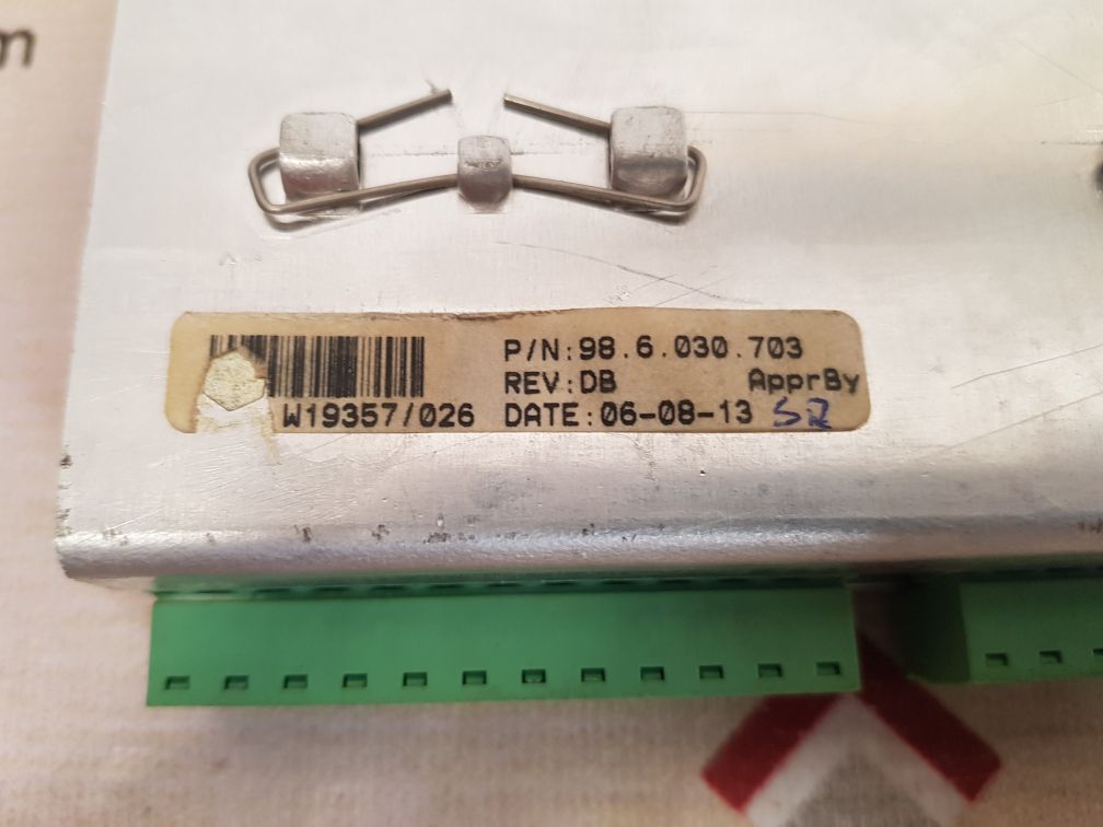 98.6.030.703 i/o board module rev: db