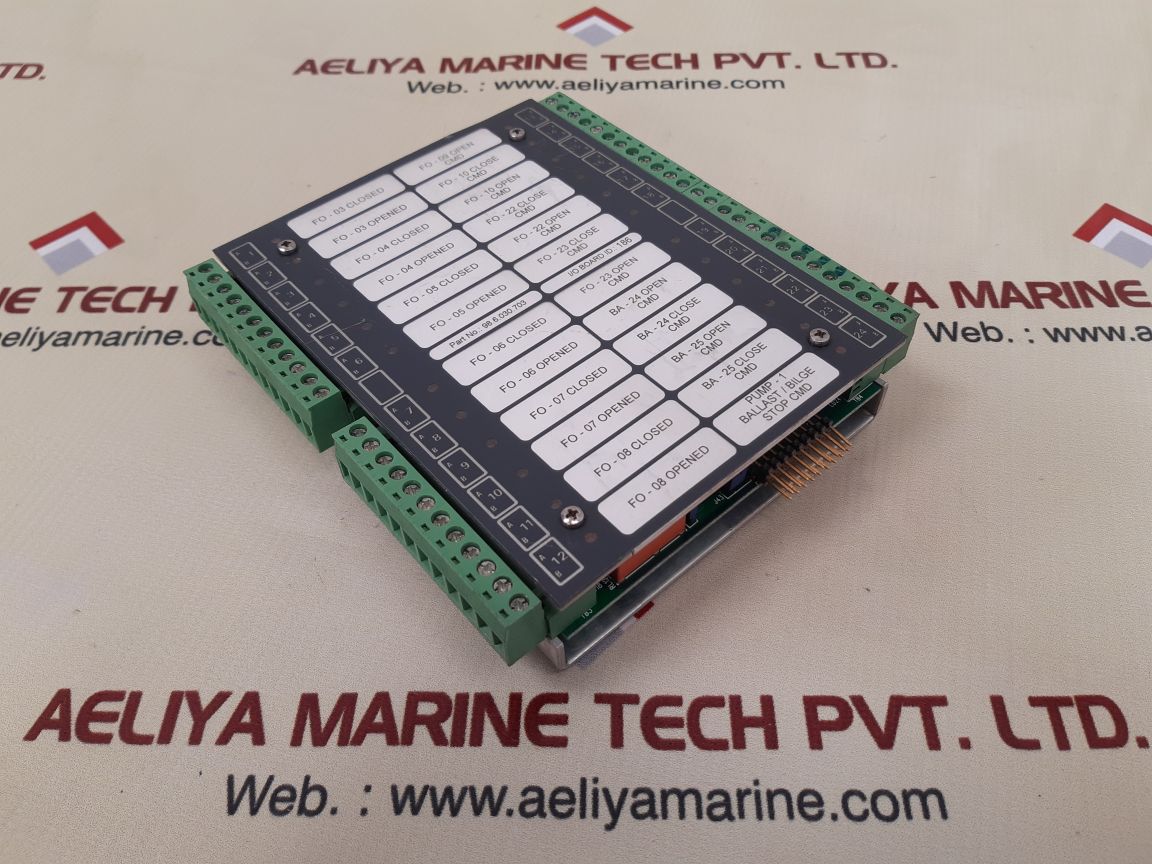 Praxis automation 98.6.030.703 digital i/o module rev ba