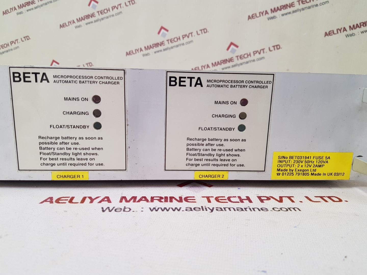 Exegon beta automatic battery charger