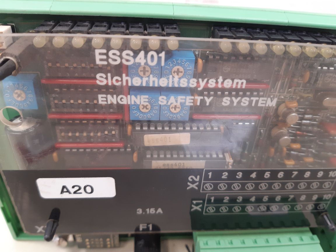 Stn atlas ess401 engine safety system plc board