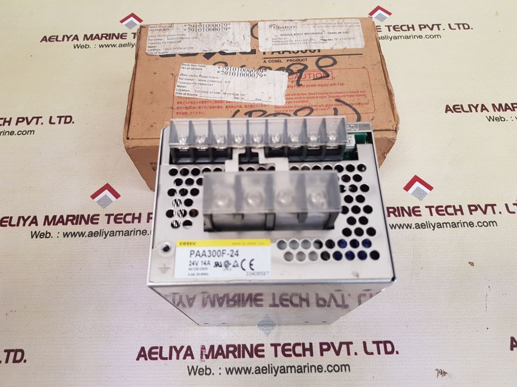 Cosel paa300f-24 power supply unit 24v 14a