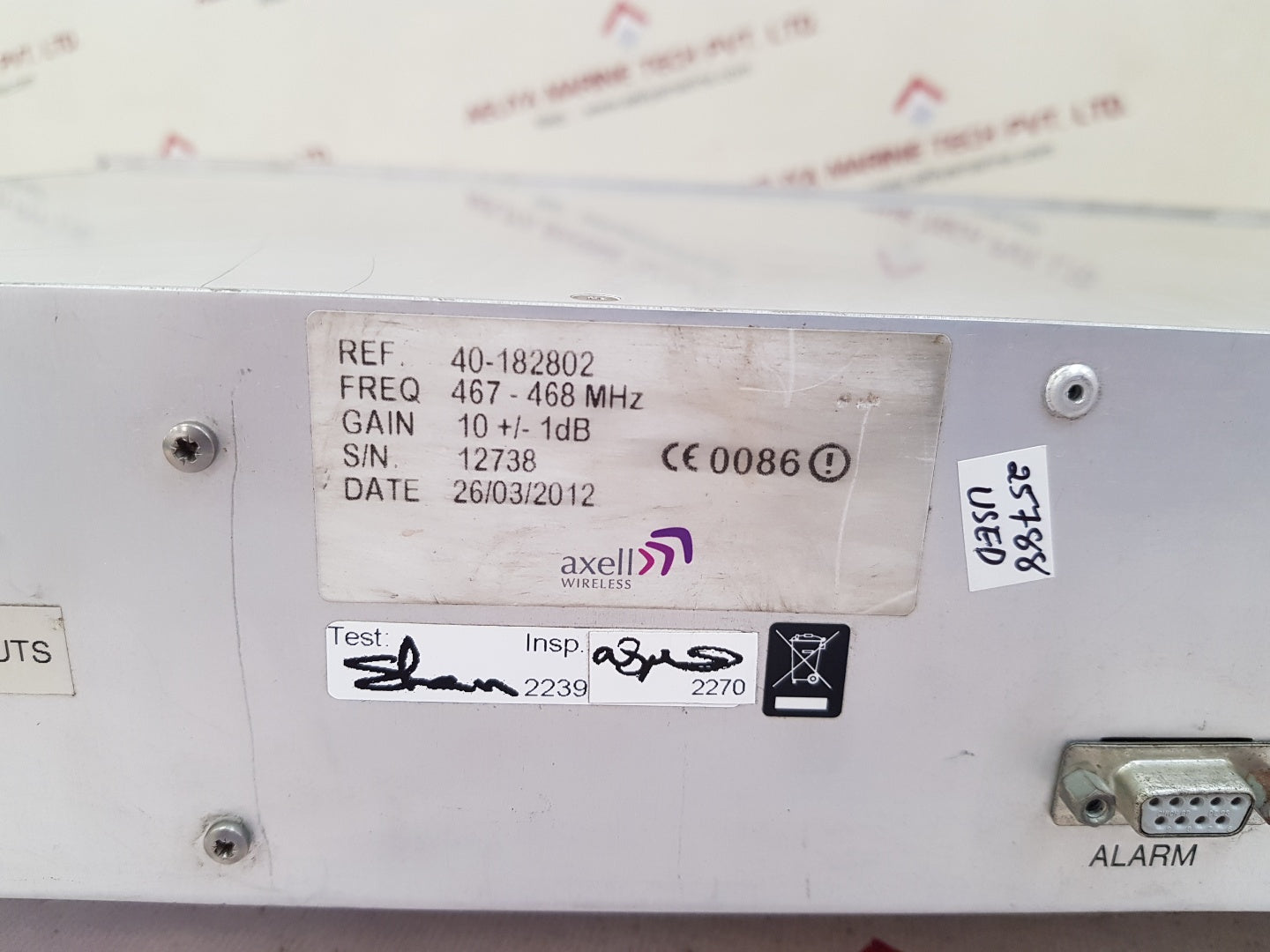 Axell wireless 40-182802 fiber optic repeater