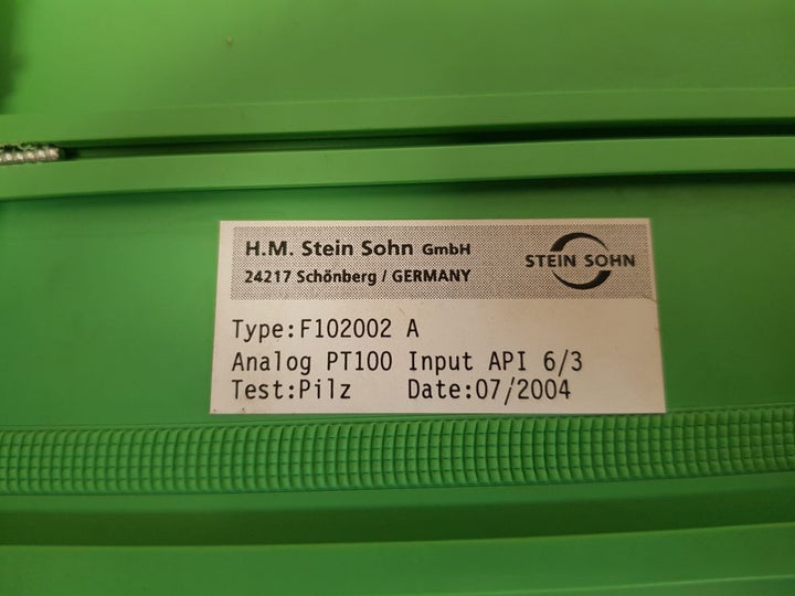 Stein sohn f102002 a analog pt100 input module