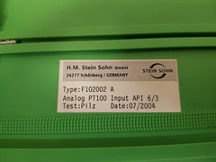 Stein sohn f102002 a analog pt100 input module